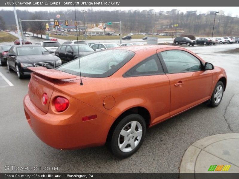 Sunburst Orange Metallic / Gray 2006 Chevrolet Cobalt LS Coupe