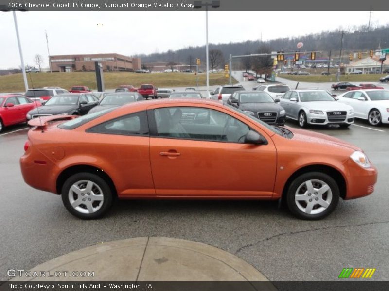 Sunburst Orange Metallic / Gray 2006 Chevrolet Cobalt LS Coupe