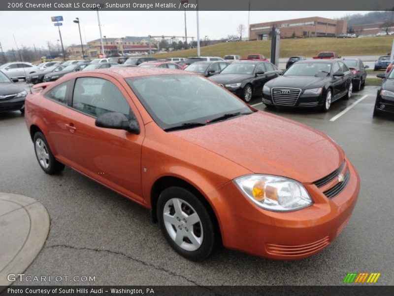 Sunburst Orange Metallic / Gray 2006 Chevrolet Cobalt LS Coupe