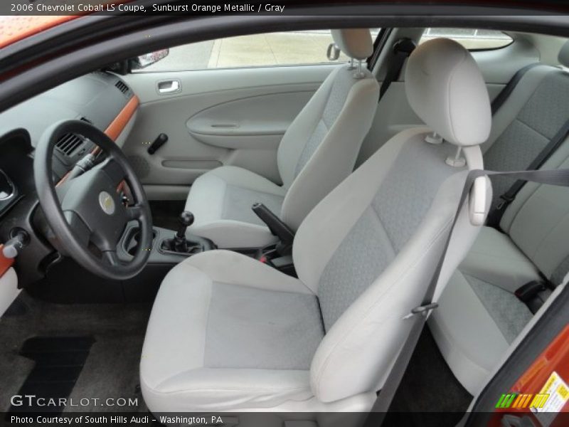 Sunburst Orange Metallic / Gray 2006 Chevrolet Cobalt LS Coupe