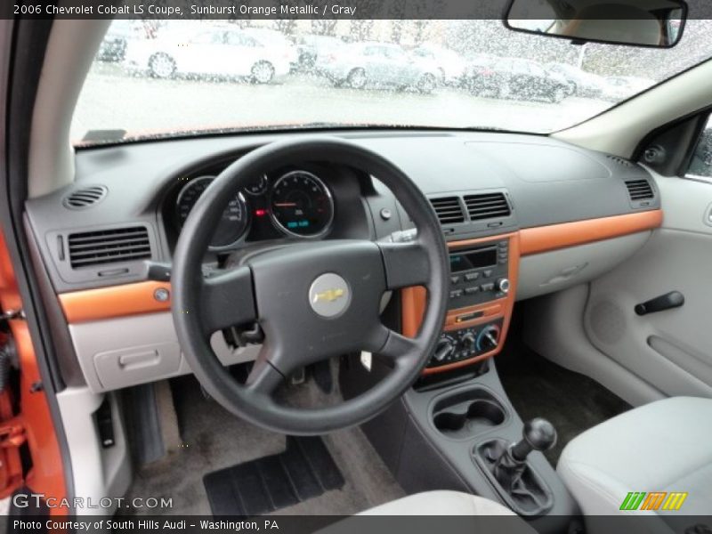 Sunburst Orange Metallic / Gray 2006 Chevrolet Cobalt LS Coupe