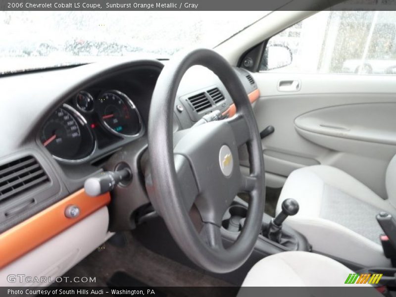 Sunburst Orange Metallic / Gray 2006 Chevrolet Cobalt LS Coupe