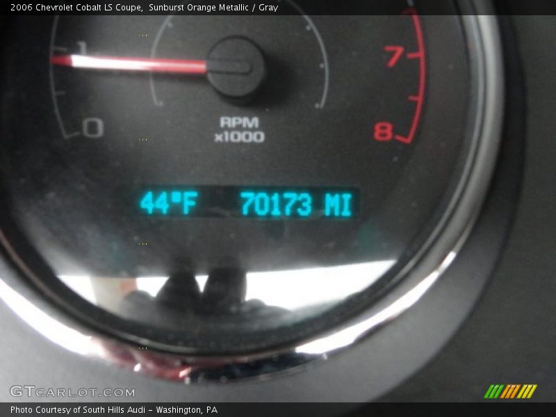 Sunburst Orange Metallic / Gray 2006 Chevrolet Cobalt LS Coupe