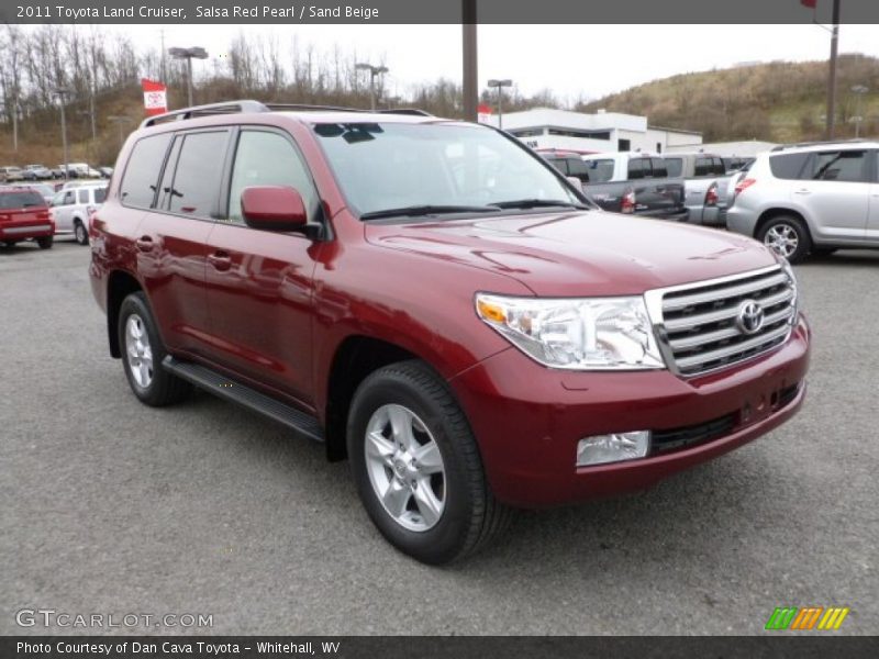 Salsa Red Pearl / Sand Beige 2011 Toyota Land Cruiser