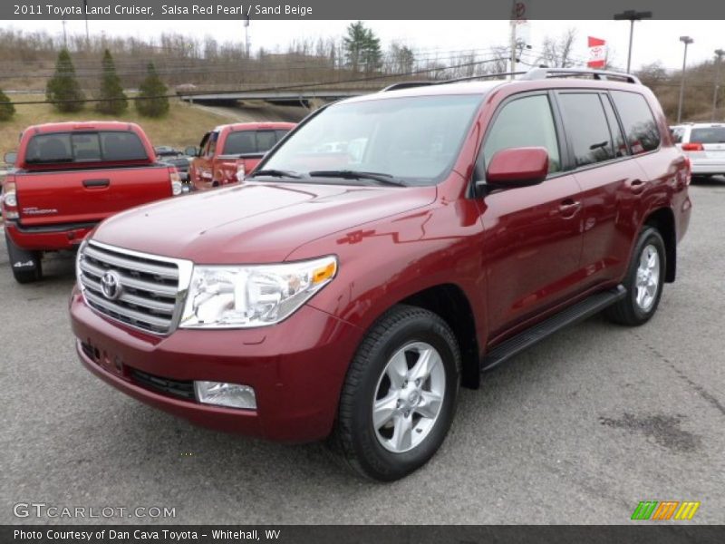 Salsa Red Pearl / Sand Beige 2011 Toyota Land Cruiser