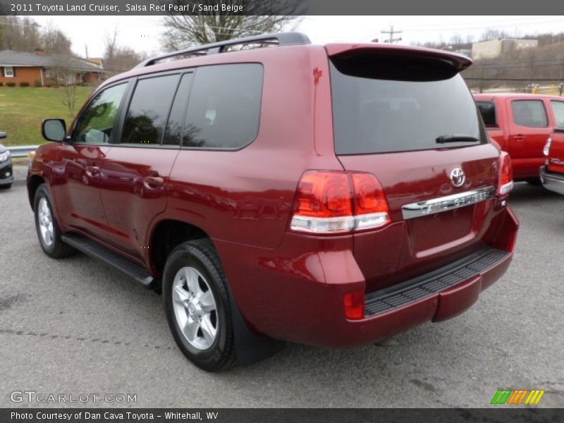 Salsa Red Pearl / Sand Beige 2011 Toyota Land Cruiser
