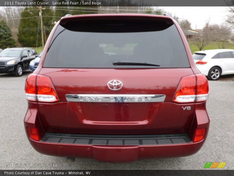 Salsa Red Pearl / Sand Beige 2011 Toyota Land Cruiser