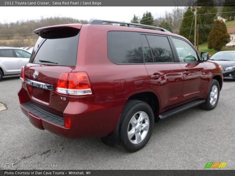 Salsa Red Pearl / Sand Beige 2011 Toyota Land Cruiser