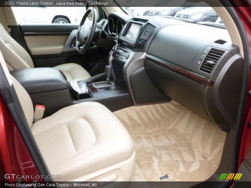 Salsa Red Pearl / Sand Beige 2011 Toyota Land Cruiser