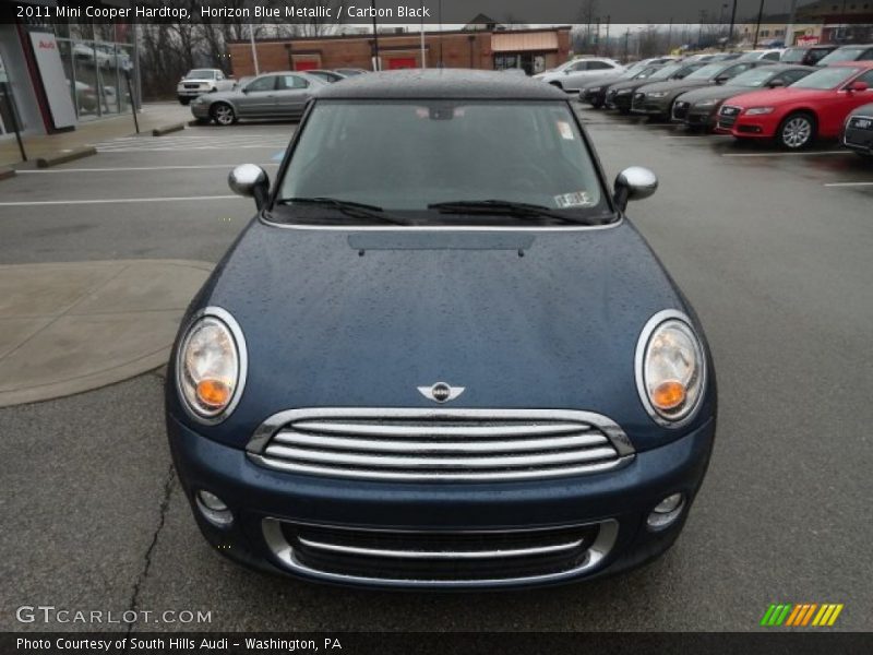 Horizon Blue Metallic / Carbon Black 2011 Mini Cooper Hardtop