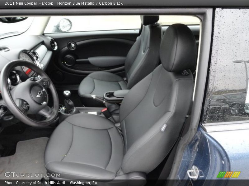 Horizon Blue Metallic / Carbon Black 2011 Mini Cooper Hardtop