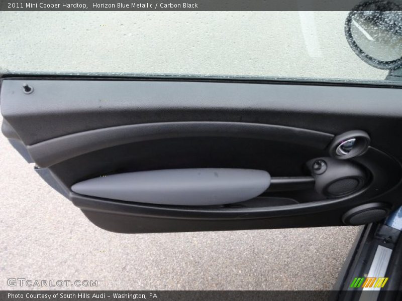 Horizon Blue Metallic / Carbon Black 2011 Mini Cooper Hardtop