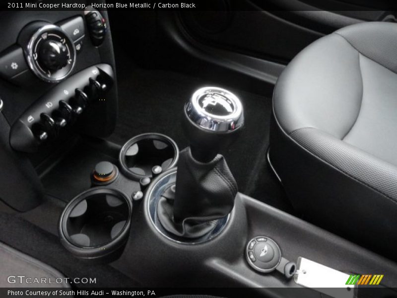 Horizon Blue Metallic / Carbon Black 2011 Mini Cooper Hardtop