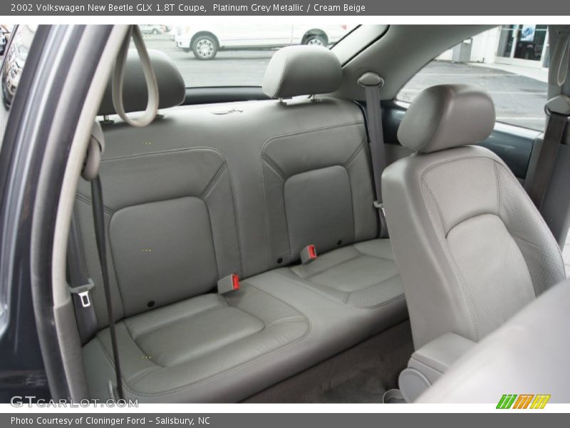 Platinum Grey Metallic / Cream Beige 2002 Volkswagen New Beetle GLX 1.8T Coupe