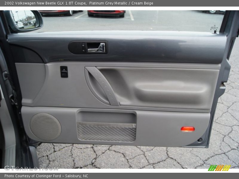 Platinum Grey Metallic / Cream Beige 2002 Volkswagen New Beetle GLX 1.8T Coupe