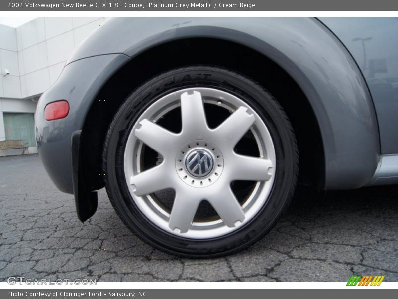 Platinum Grey Metallic / Cream Beige 2002 Volkswagen New Beetle GLX 1.8T Coupe