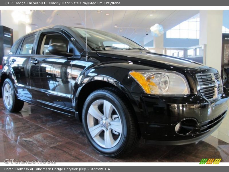 Black / Dark Slate Gray/Medium Graystone 2012 Dodge Caliber SXT