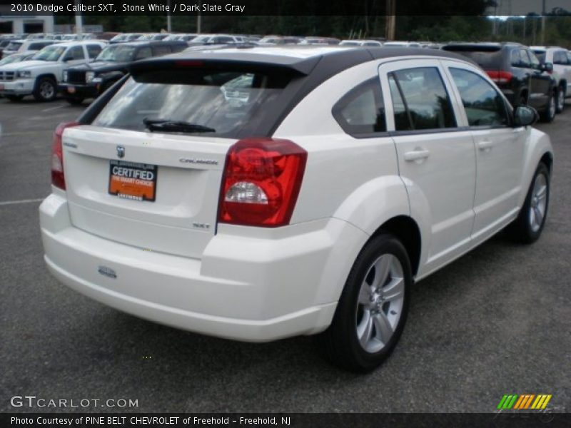 Stone White / Dark Slate Gray 2010 Dodge Caliber SXT