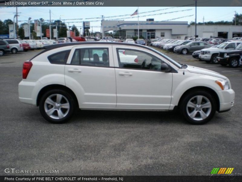 Stone White / Dark Slate Gray 2010 Dodge Caliber SXT