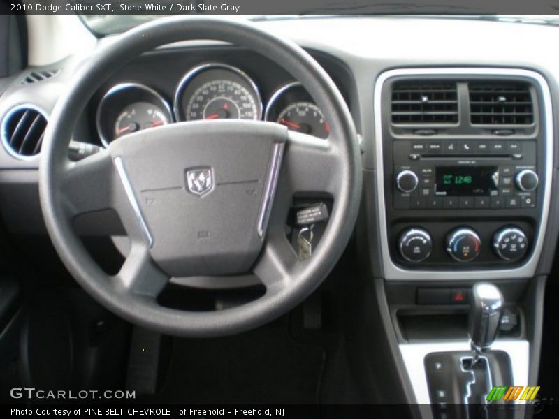 Stone White / Dark Slate Gray 2010 Dodge Caliber SXT
