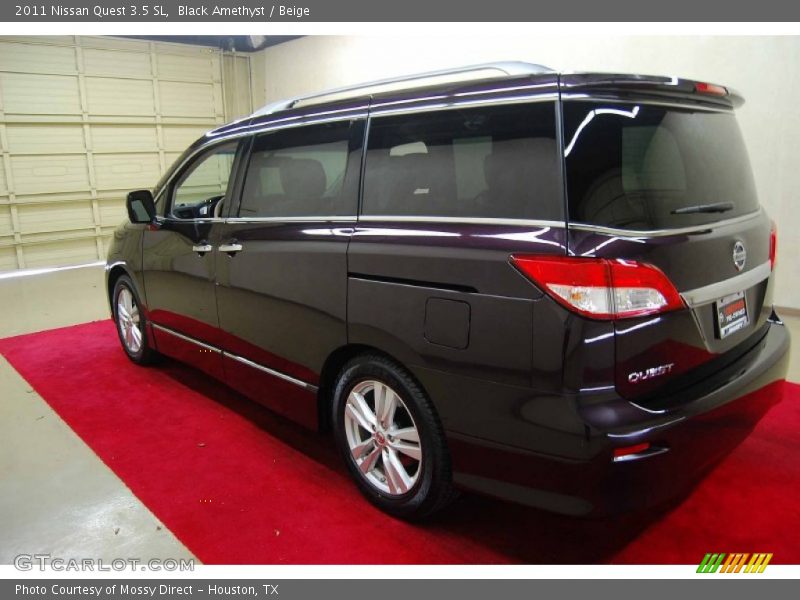 Black Amethyst / Beige 2011 Nissan Quest 3.5 SL