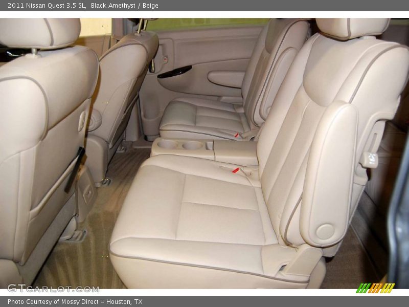 Black Amethyst / Beige 2011 Nissan Quest 3.5 SL