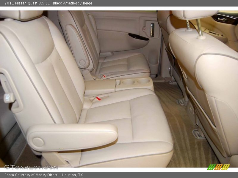 Black Amethyst / Beige 2011 Nissan Quest 3.5 SL