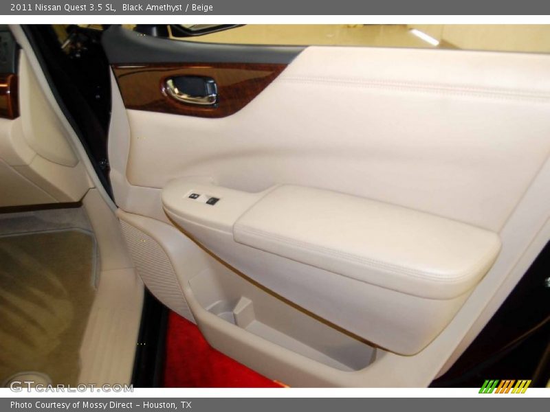 Black Amethyst / Beige 2011 Nissan Quest 3.5 SL