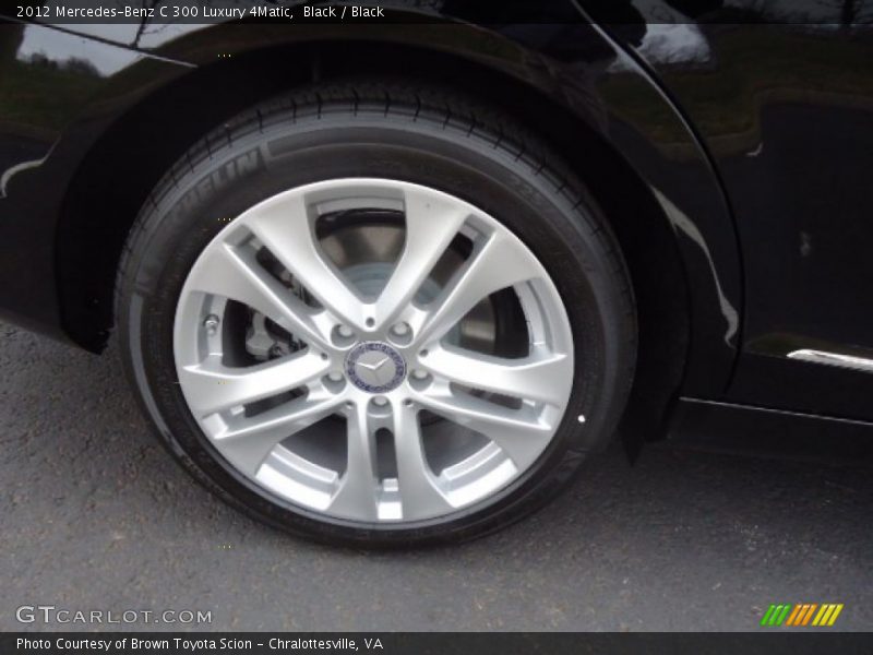 Black / Black 2012 Mercedes-Benz C 300 Luxury 4Matic
