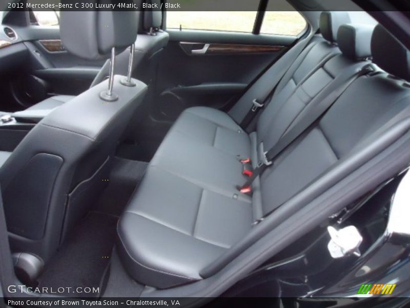 Black / Black 2012 Mercedes-Benz C 300 Luxury 4Matic