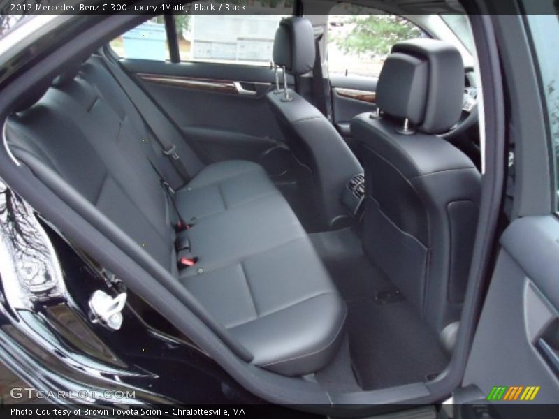 Black / Black 2012 Mercedes-Benz C 300 Luxury 4Matic