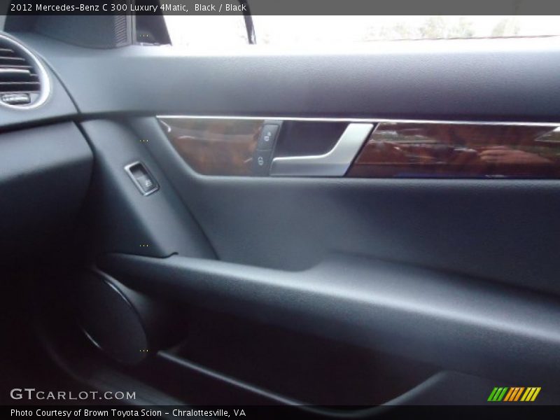 Black / Black 2012 Mercedes-Benz C 300 Luxury 4Matic