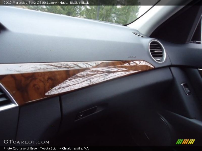 Black / Black 2012 Mercedes-Benz C 300 Luxury 4Matic