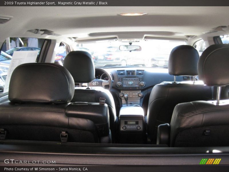 Magnetic Gray Metallic / Black 2009 Toyota Highlander Sport