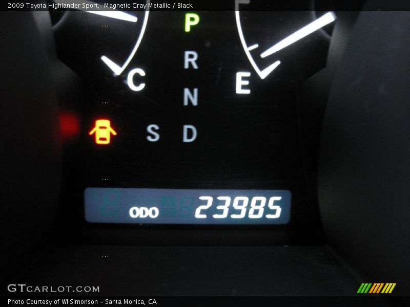 Magnetic Gray Metallic / Black 2009 Toyota Highlander Sport