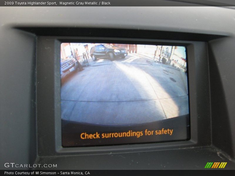 Magnetic Gray Metallic / Black 2009 Toyota Highlander Sport