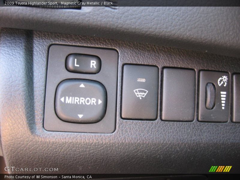 Magnetic Gray Metallic / Black 2009 Toyota Highlander Sport