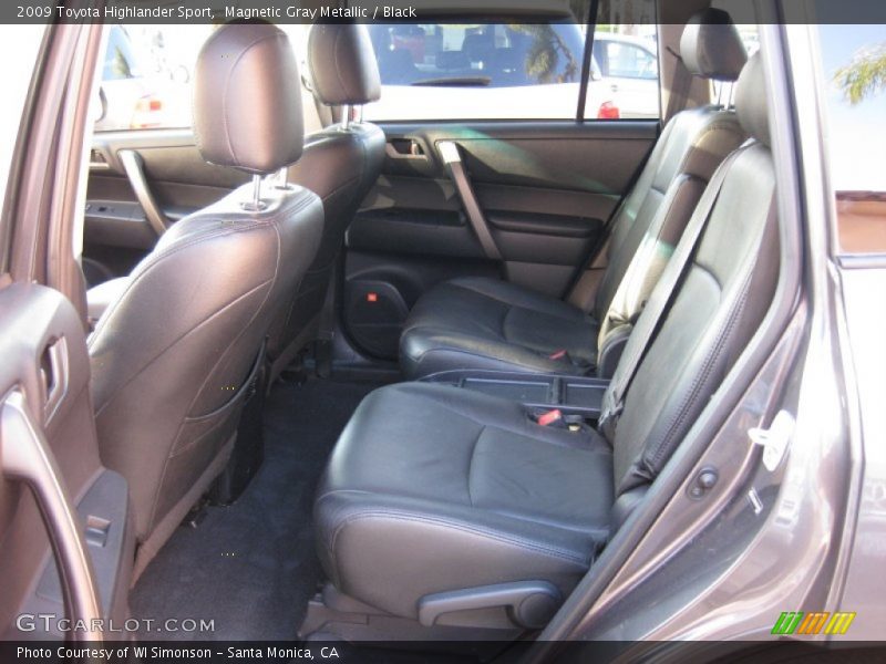 Magnetic Gray Metallic / Black 2009 Toyota Highlander Sport