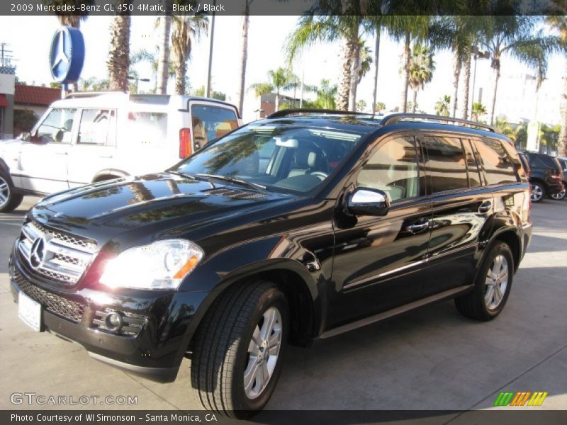 Black / Black 2009 Mercedes-Benz GL 450 4Matic