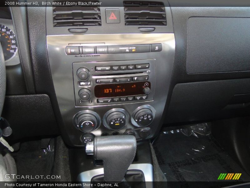 Birch White / Ebony Black/Pewter 2008 Hummer H3