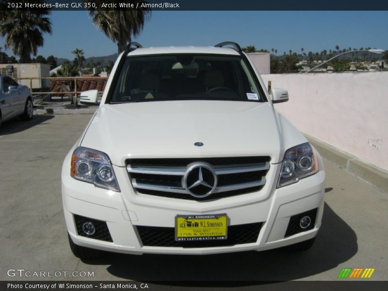 Arctic White / Almond/Black 2012 Mercedes-Benz GLK 350