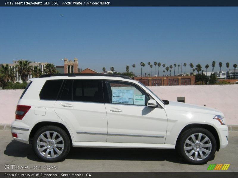 Arctic White / Almond/Black 2012 Mercedes-Benz GLK 350