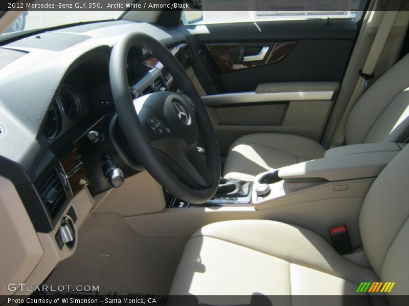 Arctic White / Almond/Black 2012 Mercedes-Benz GLK 350