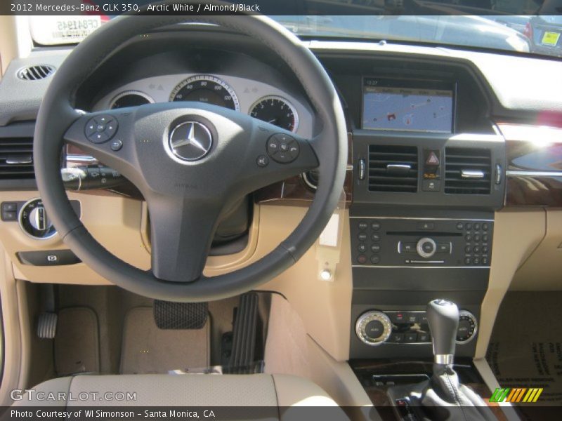 Arctic White / Almond/Black 2012 Mercedes-Benz GLK 350