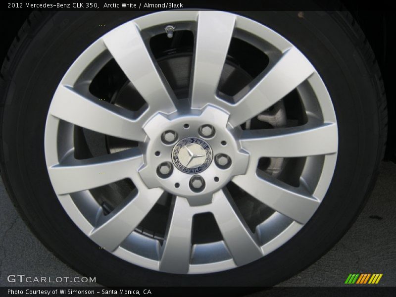 Arctic White / Almond/Black 2012 Mercedes-Benz GLK 350