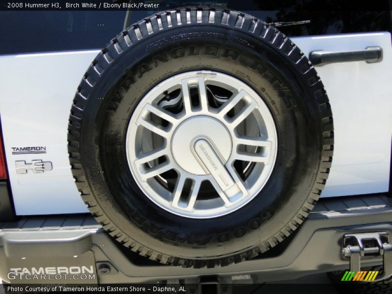 Birch White / Ebony Black/Pewter 2008 Hummer H3