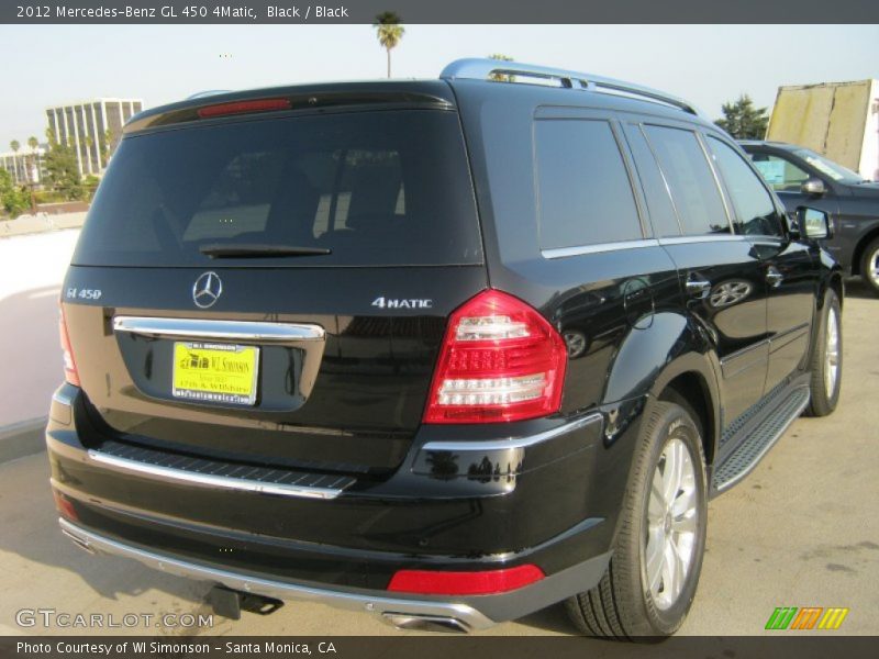Black / Black 2012 Mercedes-Benz GL 450 4Matic
