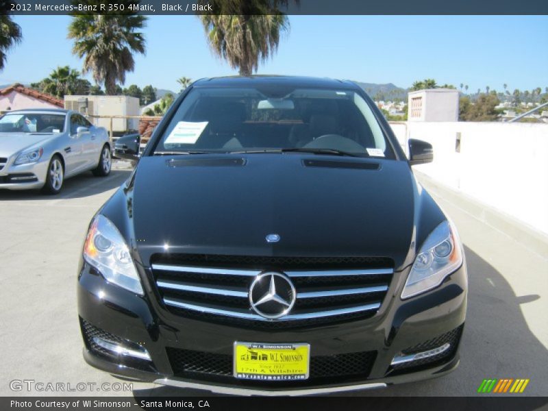 Black / Black 2012 Mercedes-Benz R 350 4Matic