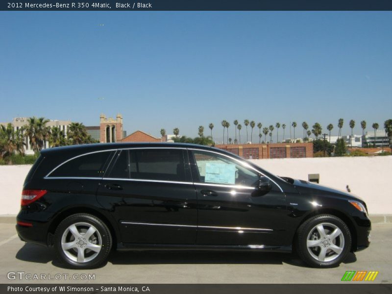 Black / Black 2012 Mercedes-Benz R 350 4Matic