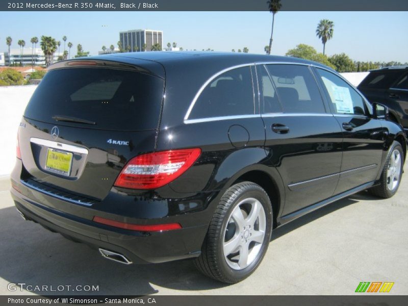 Black / Black 2012 Mercedes-Benz R 350 4Matic